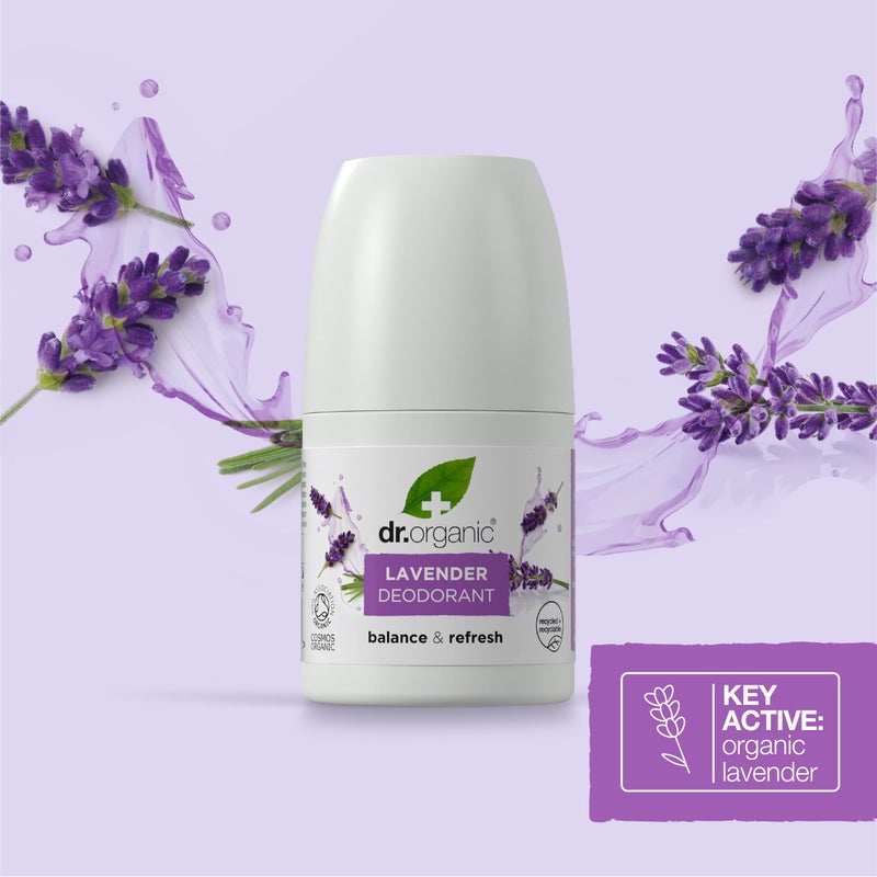 dr.organic مزيل العرق دكتور أورجانيك باللافندر - Image 4